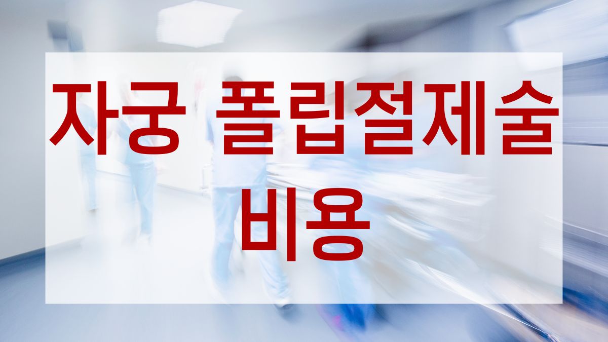 자궁 폴립절제술 비용