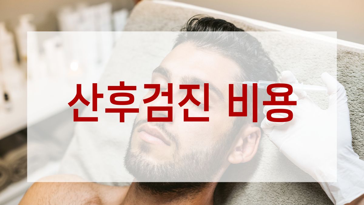 산후검진 비용