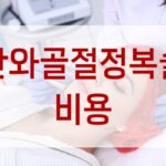 안와골절정복술 비용