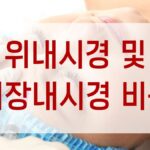 위내시경 및 대장내시경 비용